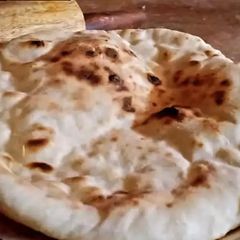 A picture of Naan in frying pan.!!.