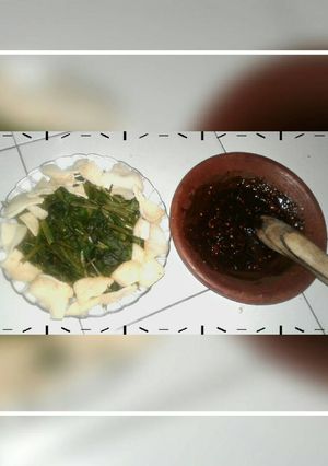 Foto resep Rujak kangkung