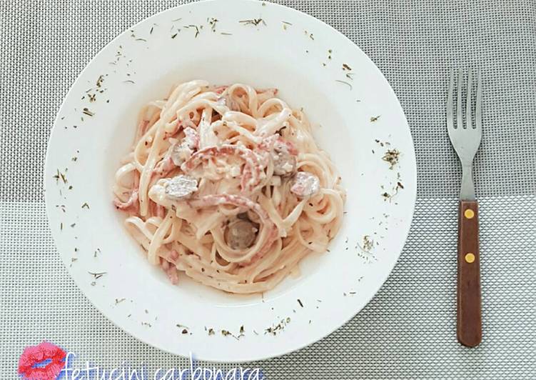 Resep Fetucini Carbonara yang Bisa Manjain Lidah