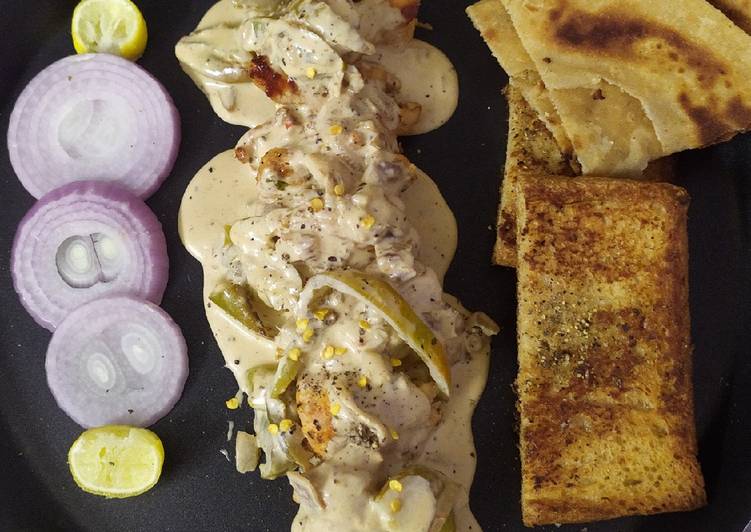 Recipe of Favorite Grilled Chicken In White Pepper Sauce