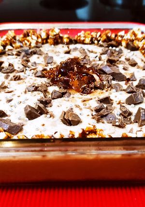A picture of Bournvita pudding.