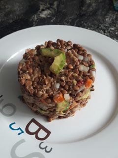 Una foto de Ensalada de lentejas