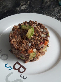 Una foto de Ensalada de lentejas