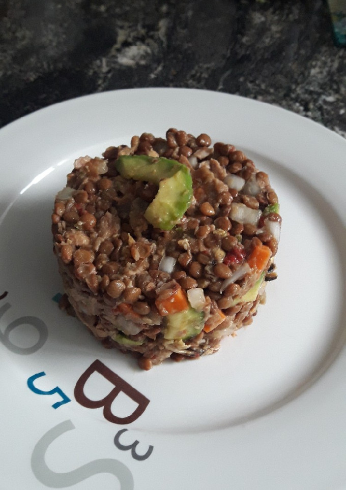 Una foto de Ensalada de lentejas