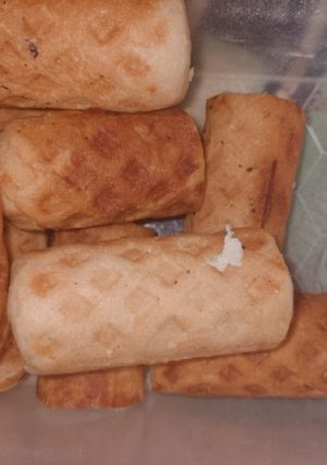 Waffle stick bread ainihin hoton girkin