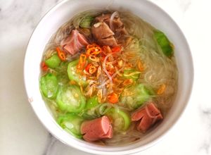 Foto resep Bening Oyong soun Baso Sosis