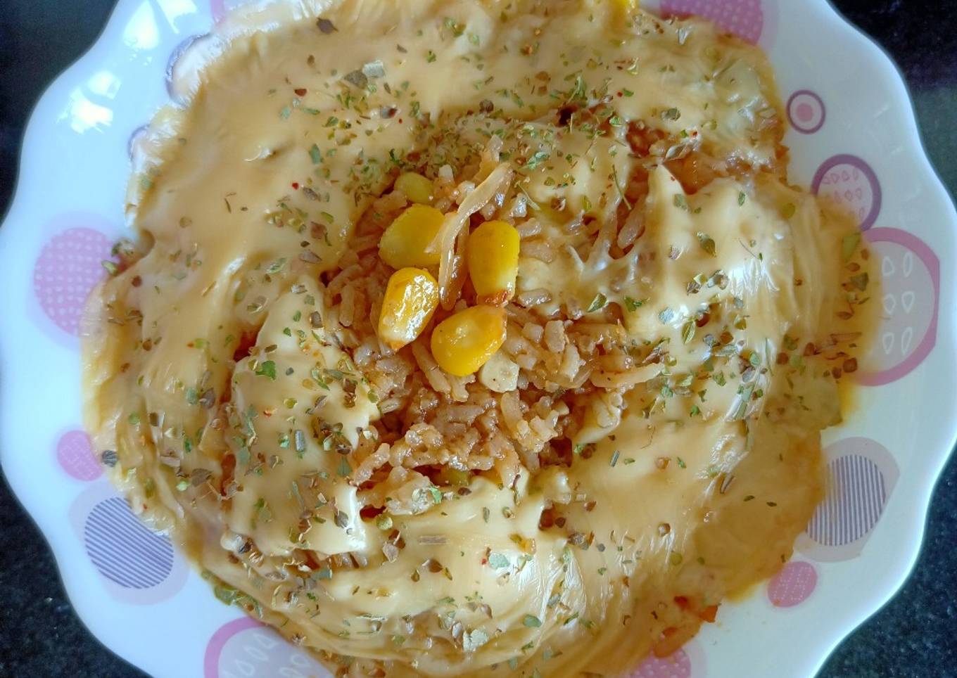 Cheesy Rice Bowl