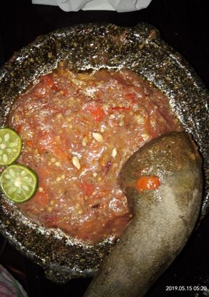 Foto resep Sambel pecel ayam