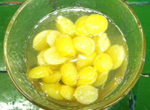 Una foto de Compota de uvas