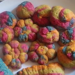 Rainbow cookies A picture of Rainbow cookies.