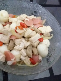 Foto resep Tumis telur puyuh tahu saus tiram