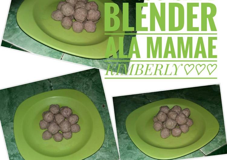 Langkah Mudah untuk Membuat Bakso Sapi Homemade (Blender)¤ yang Lezat