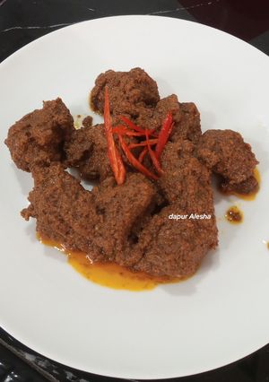 Foto resep Rendang daging asli Padang