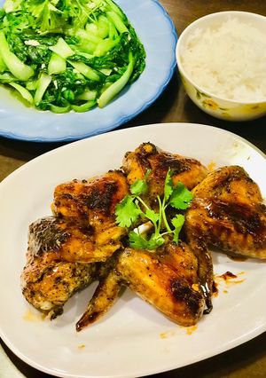 Hình của món Cánh gà chiên nước mắm bằng nồi air fryer #chongnauvola😂.