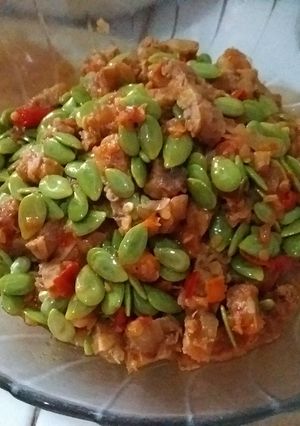 Foto resep Tumis simple Sambal Tempe Petai Cina/Lamtoro
