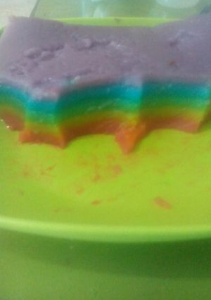 Foto resep Lapis Sagu Pelangi