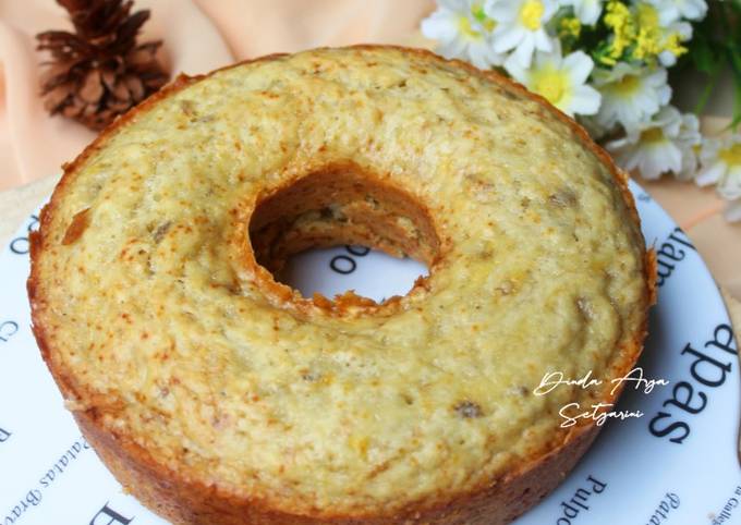 Resep Bolu Pisang Panggang 1 Telur And Tanpa Mixer Oleh Cooking With