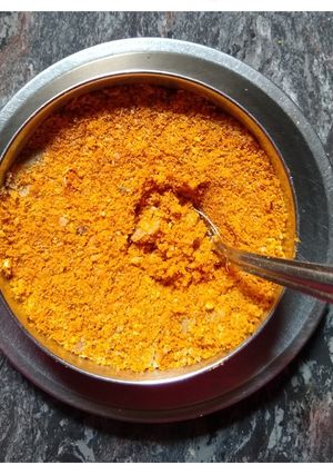 A picture of Chutney pudi/powder.