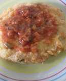 Polenta con salsa pizera