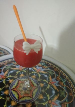 صورة لوصفة عصير بطيخ