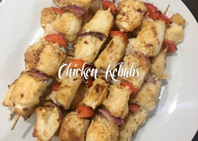 Middle Eastern Chicken Kebabs