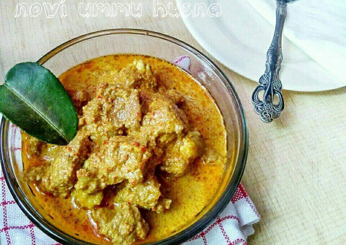 Gulai cincang daging khas padang