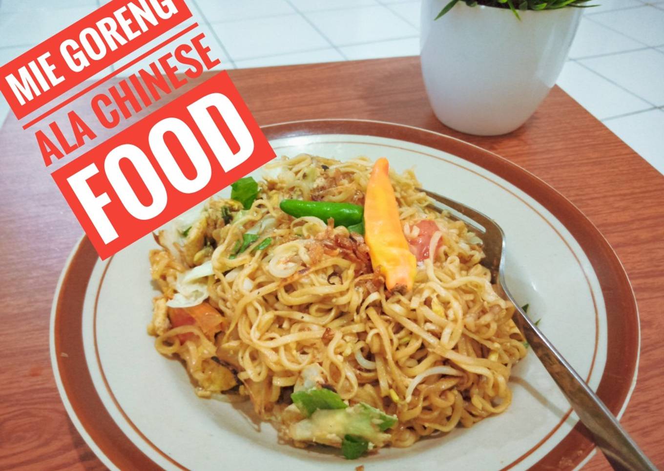 Mie goreng sederhana ala Chinese food