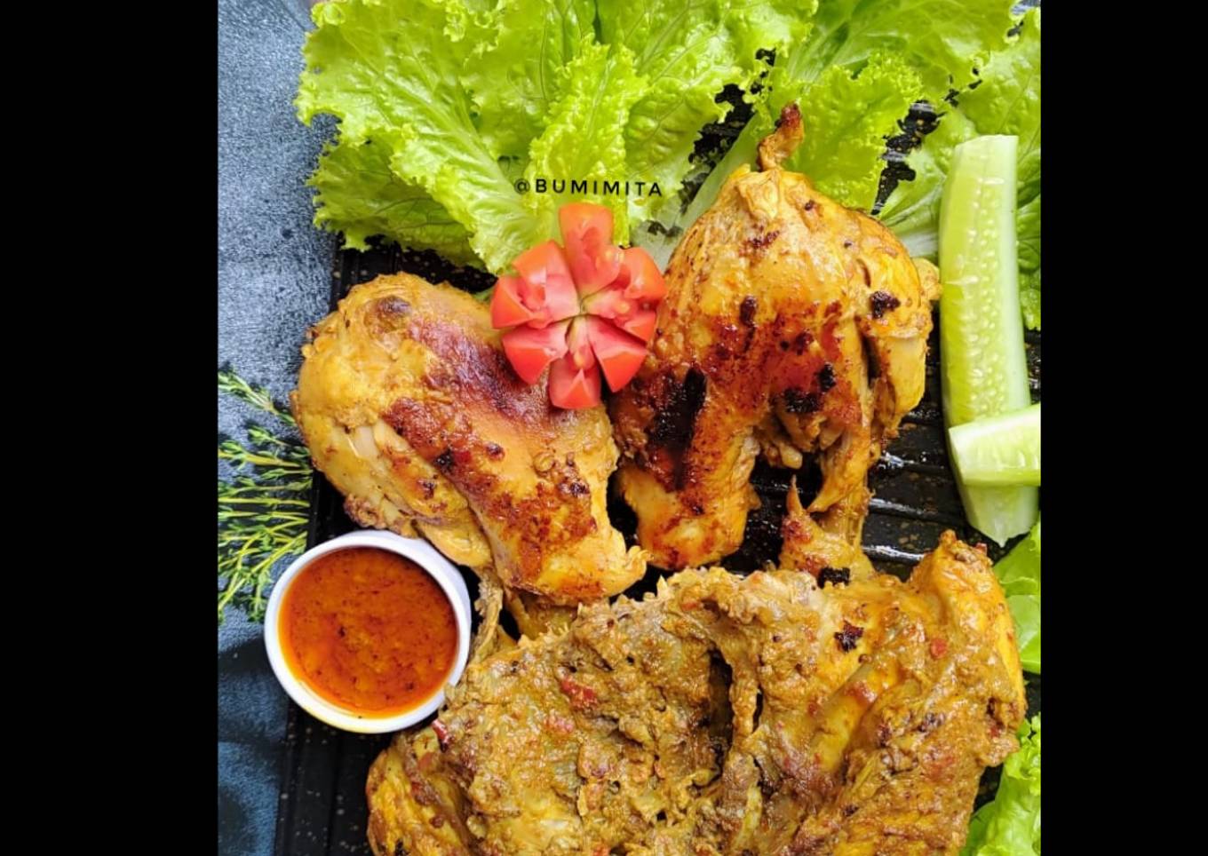 97. Ayam Bakar Bumbu Rujak (by Bumi Mita)