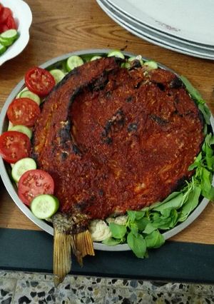 صورة لوصفة سمك شوي بطريقة عراقية