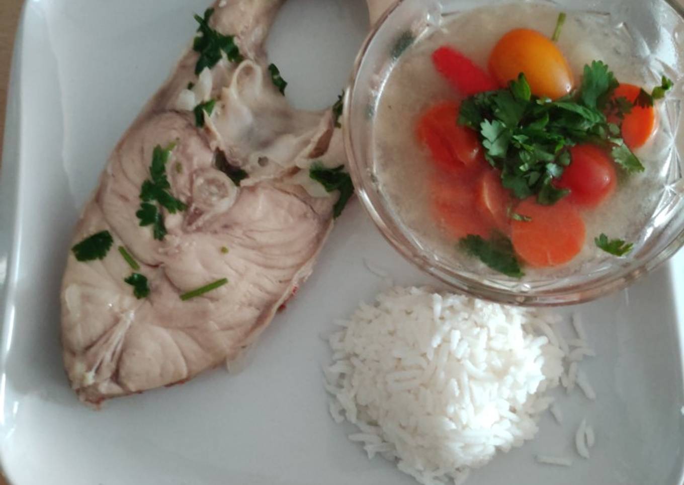 Sup ikan merah (Eat clean)