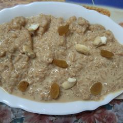 A picture of Nolen Gurer payesh / Date Palm Jaggery Kheer.