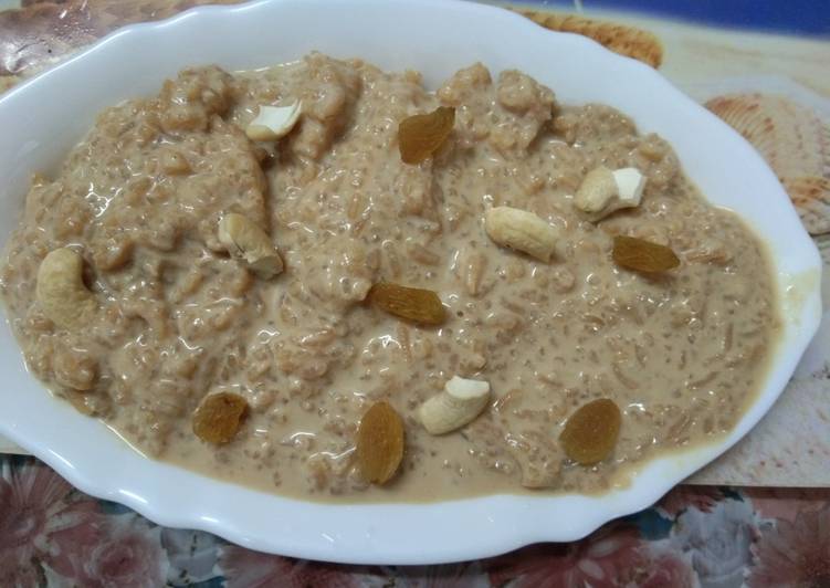 Nolen Gurer payas / Date Palm Jaggery Kheer