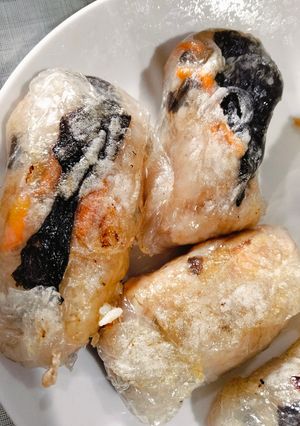 Foto resep 🍣Vegan Rice Paper Sushi Dumplings | tuna & shiimeji mushrooms
