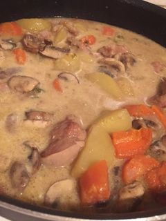 Hình của món Blanquette de veau.