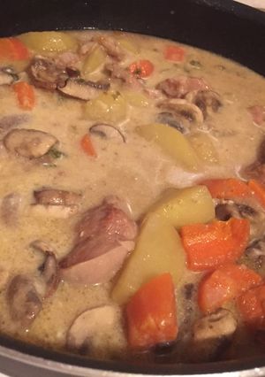 Hình của món Blanquette de veau.