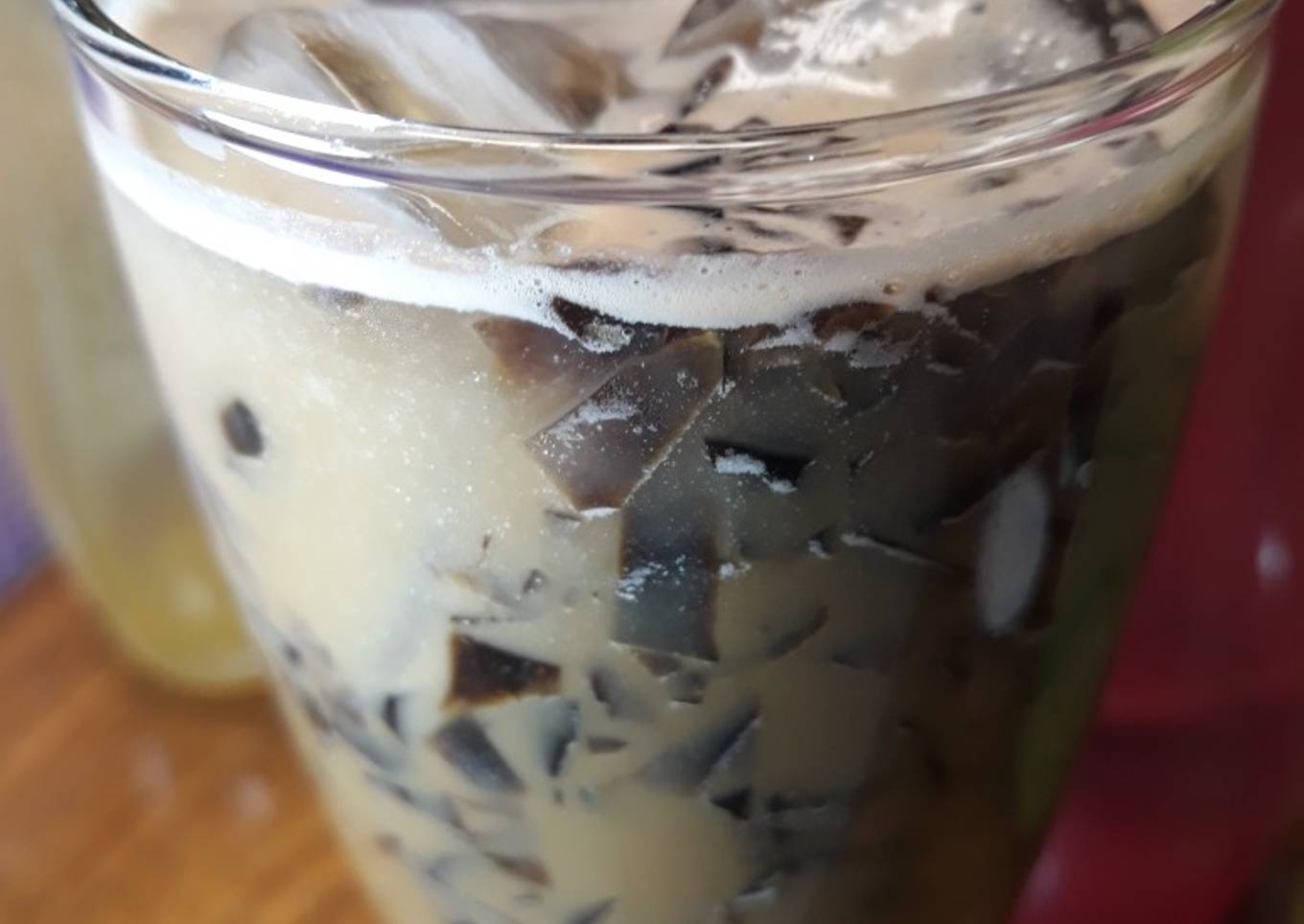 #44 White Coffe Cincau Es