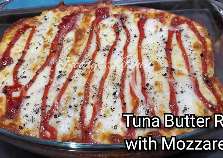 Cara Gampang Membuat Tuna Butter Rice with Mozzarella yang Bisa Manjain Lidah