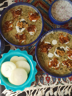 عکسی از دستور آش کشک تویسرکان