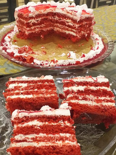 A picture of Red velvet cake.