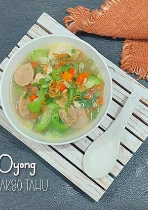 Foto resep Sop Oyong Bakso Tahu