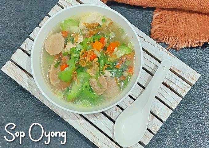 Resep Sop Oyong Bakso Tahu Oleh Atika Duta Cookpad