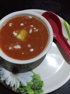 क्रीमी गार्लिक टोमेटो सूप Creamy garlic tomato soup recipe in hindi) रेसिपी मुख्य फोटो
