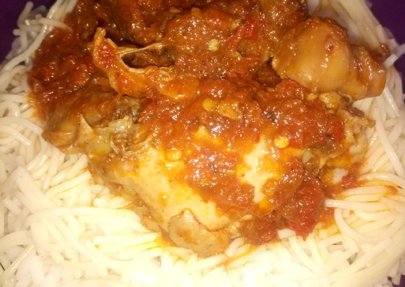 Rice and stew
