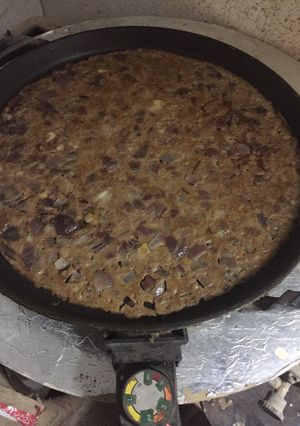 صورة لوصفة خبز الصاج الاسمر في زيت الزيتون