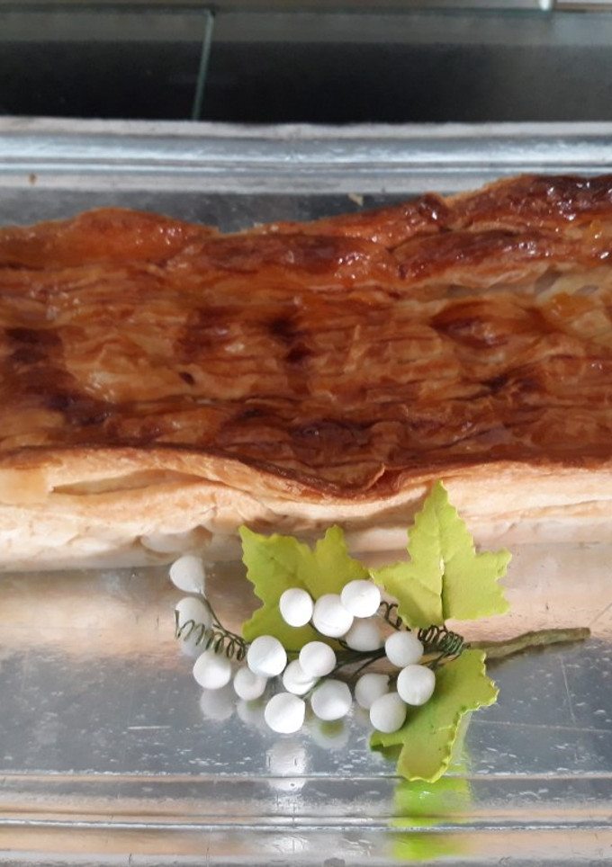 Una foto de Tarta de crema con Thermomix