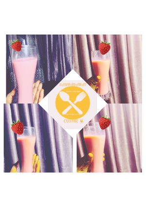 A picture of Strawberry milkshake.