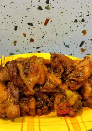 Hình của món Gà Kho Nước Tương.