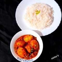A picture of Dhaba Style Egg Curry.