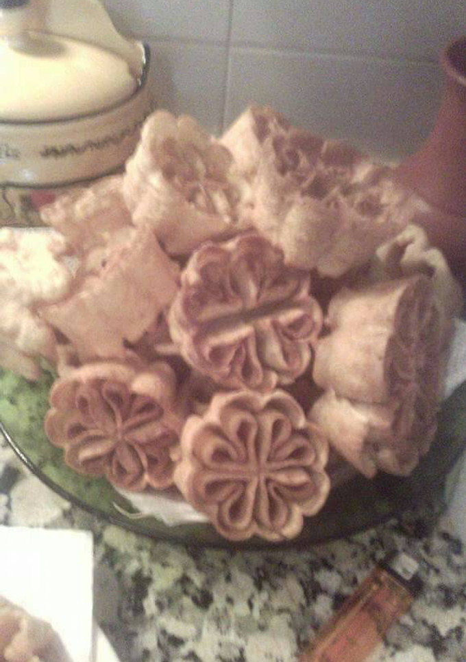 Una foto de Flores fritas