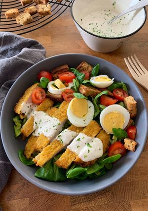 Une photo de ☆Salade César à l’Airfryer☆